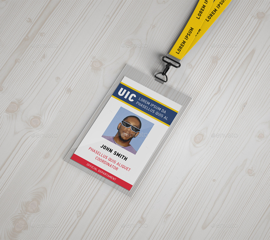 Download Lanyard Badge Mockup By Ayashi Graphicriver