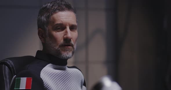 Astronaut Looking at Floating Tin Can alt