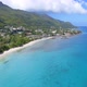 Beautiful Aerial View Of The Beach, Indian Ocean And Mountains 3, Seychelles - VideoHive Item for Sale