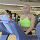 Training in the Gym on the Treadmill - VideoHive Item for Sale
