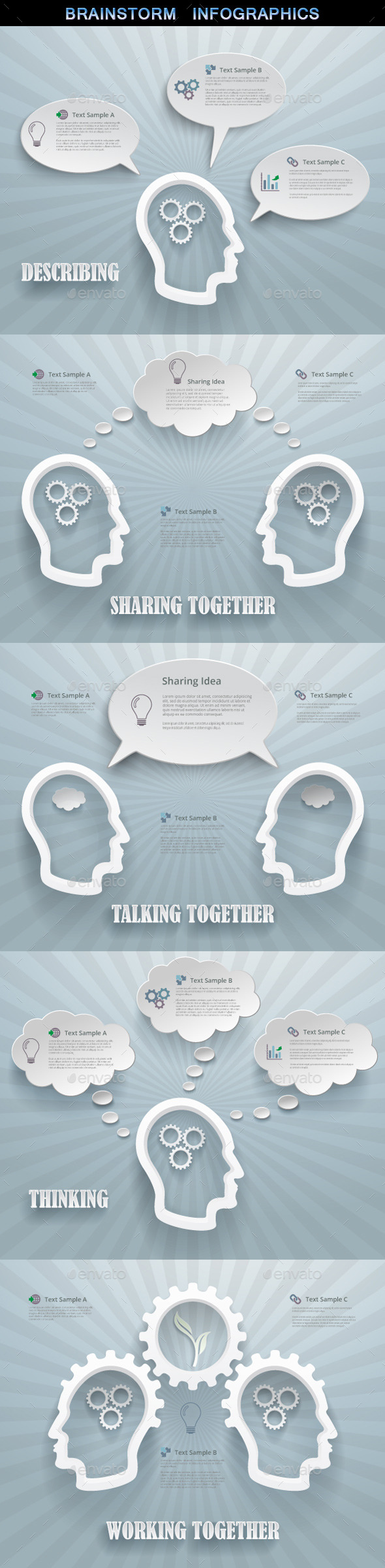Brainstorm Concept Infographics - Infographics