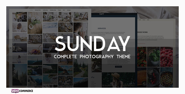 Sunday - A Complete Photographer WP Theme - Photography Creative