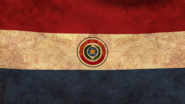Paraguay Flag 2 Pack – Grunge and Retro