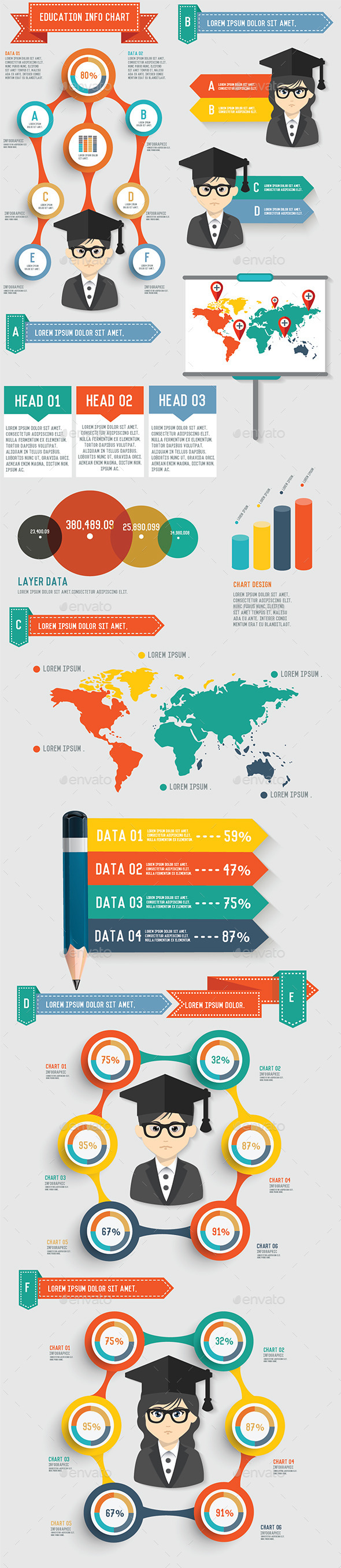 Education Info graphic Design