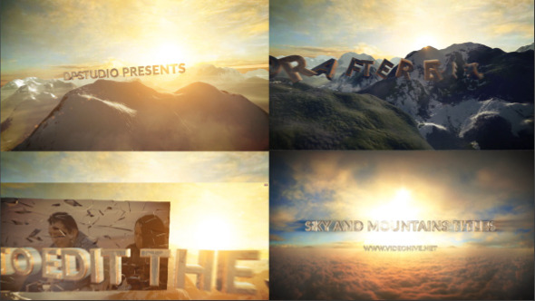 Sky and Mountains - VideoHive 10648452