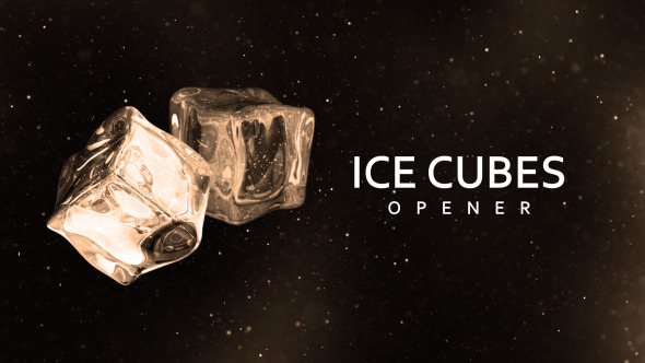 Ice cubes opener - VideoHive 10767522