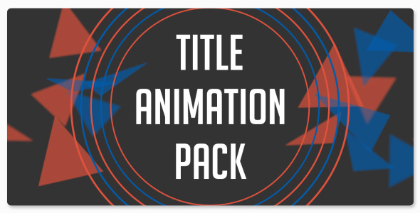 Title Animations Pack - VideoHive 10679853
