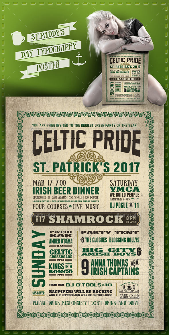 St. Patricks Day Poster - Holiday Greeting Cards