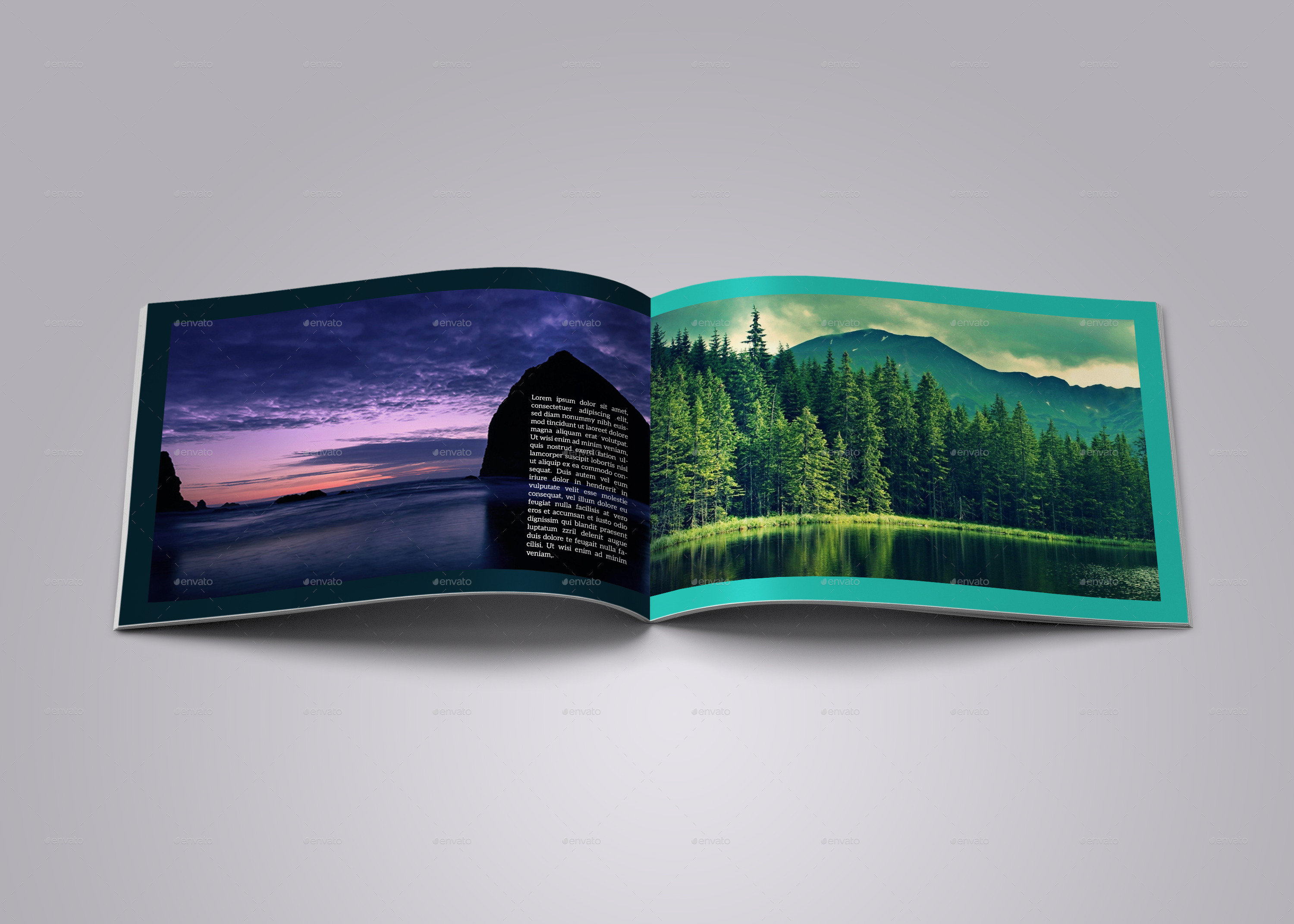 Photography Portfolio/Photo Album (Landscape) vol.1, Print Templates