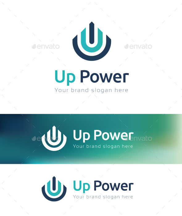 Up PowerLogo Template - Letters Logo Templates
