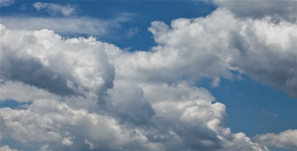 Blue sky time lapse