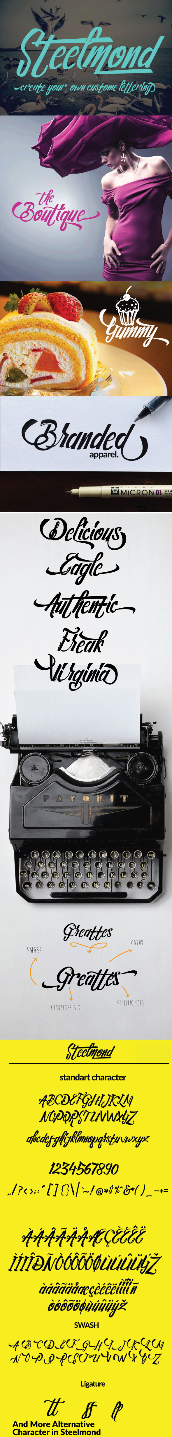 Steelmond - Hand-writing Script
