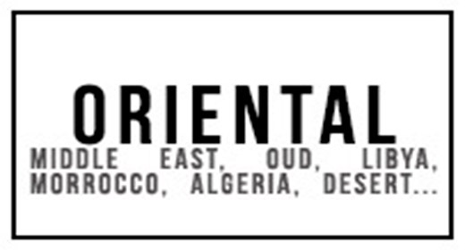 Oriental, Middle east