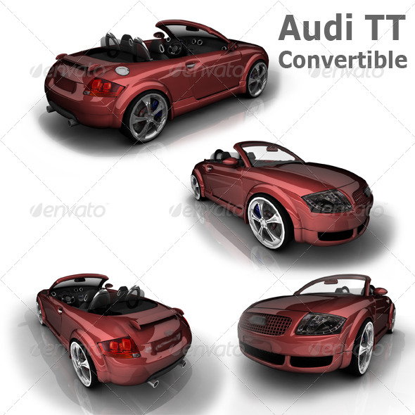Audi TT Convertible - 3DOcean Item for Sale