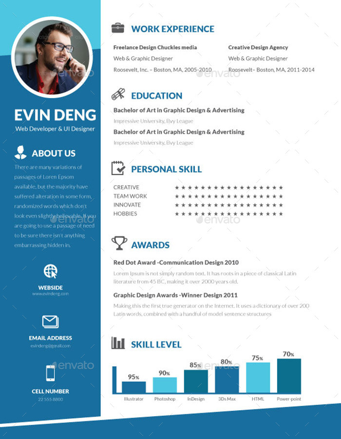 Resume Bundle Template | Volume 2, Print Templates | GraphicRiver