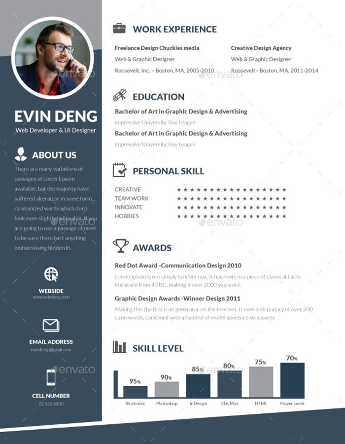 Resume Bundle Template | Volume 2, Print Templates | GraphicRiver