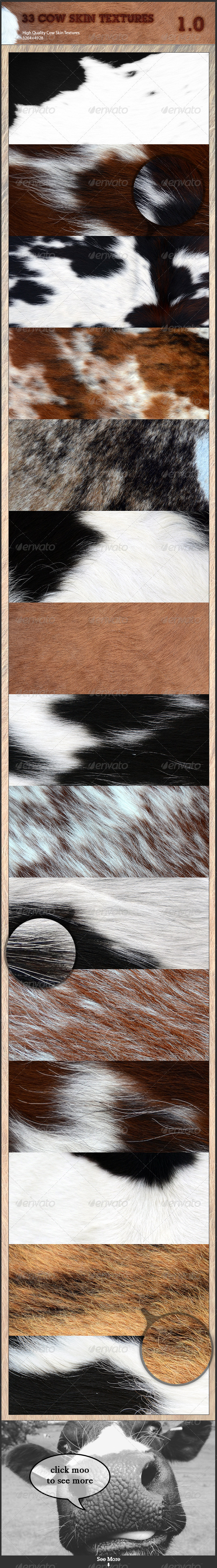 33 Cow Skin Texture 1.0