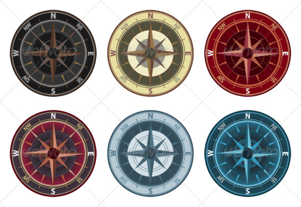 Compass - Objects Illustrations