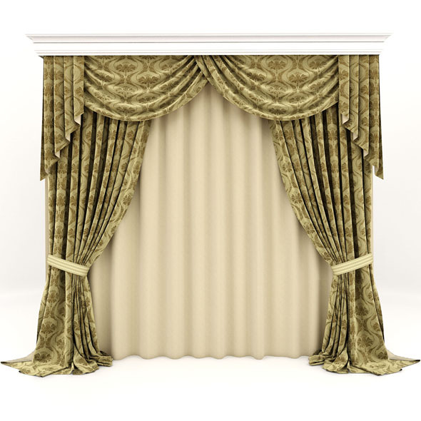 curtains classic - 3Docean 10802264