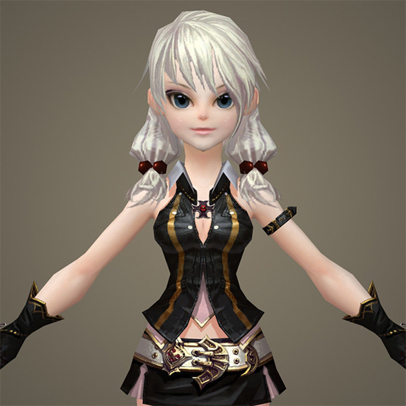 Toon character Mileena - 3Docean 10804176