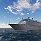 Cruise Liner In A Blue Sea - VideoHive Item for Sale
