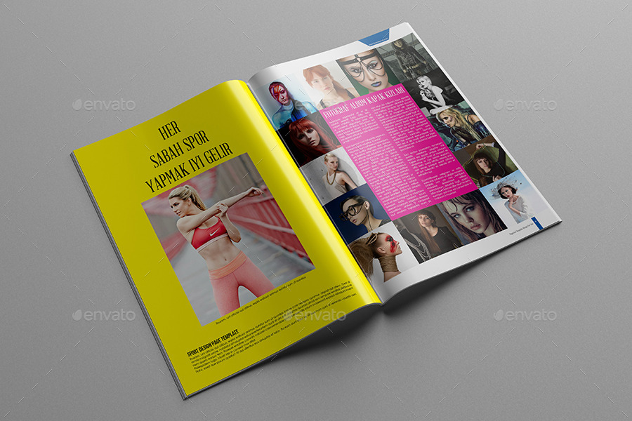 Women And Girl Magazine Template by aykutkorkut | GraphicRiver