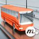 Public Bus on the Highway Front View - VideoHive Item for Sale