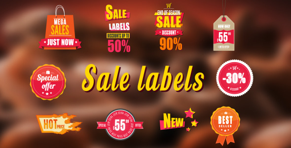 Sales Labels - VideoHive 10822812
