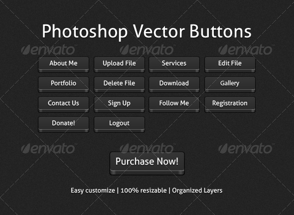 Photoshop Vector Buttons