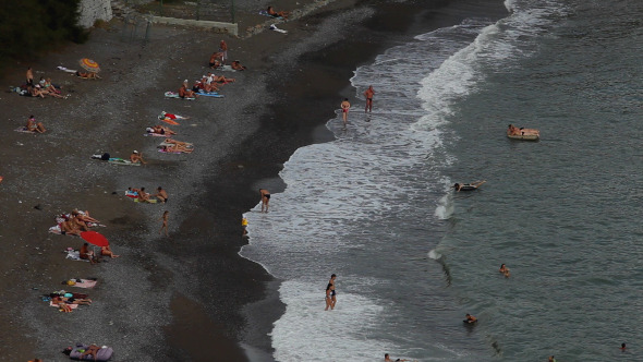 People Activity on the Beach