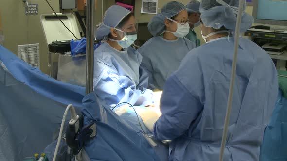 Surgical Team Awaits Start Of Surgery