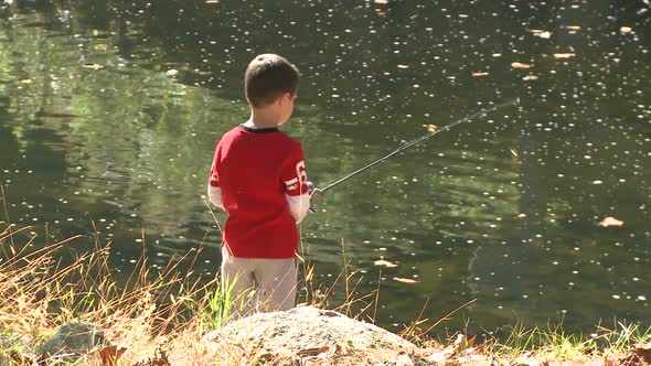Young Boy Fishing (6 Of 9)