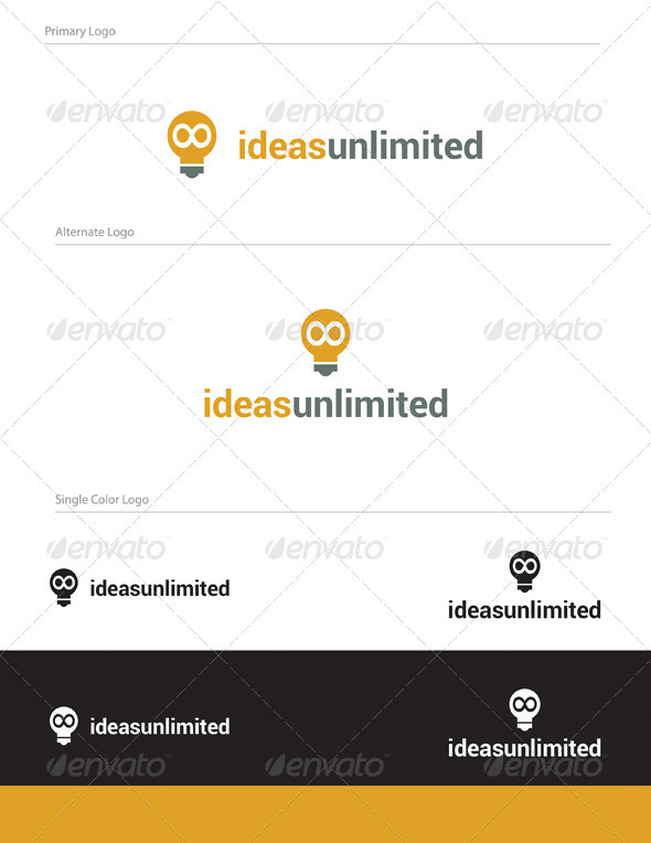 Ideas Unlimited Logo Design - OBJ-002 - Objects Logo Templates