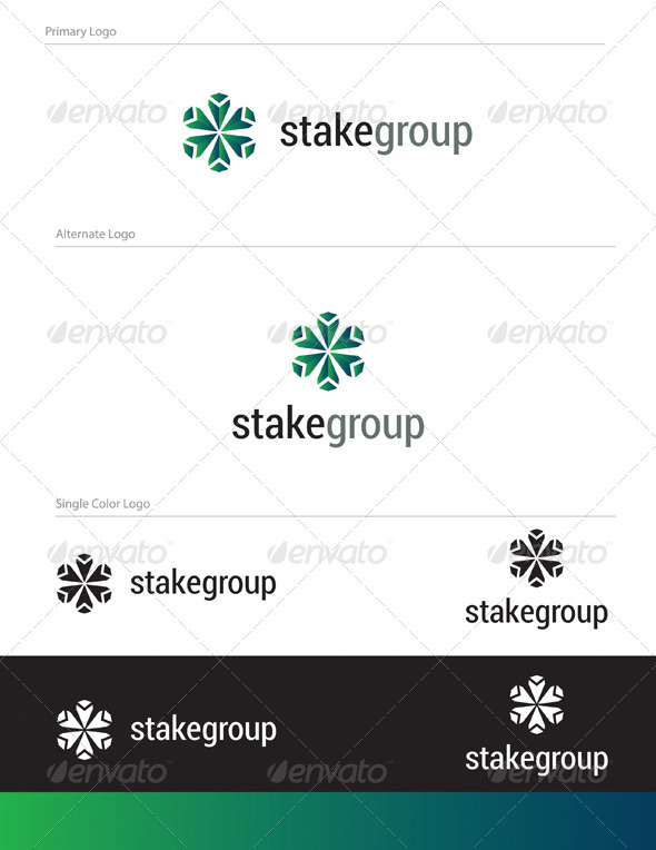 Stake Group Logo Design - ABS-013 - Abstract Logo Templates