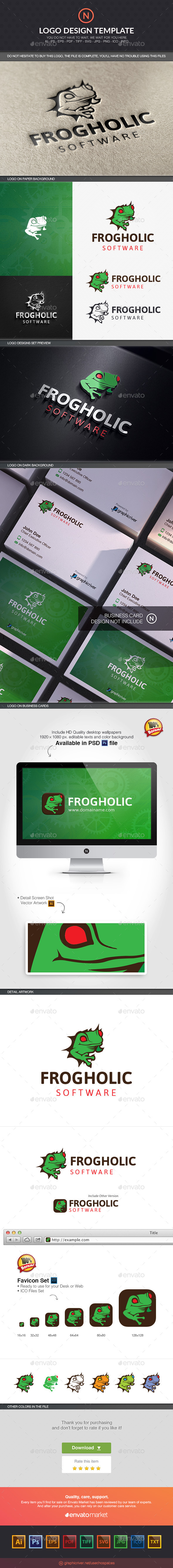 Frogholic - Animals Logo Templates