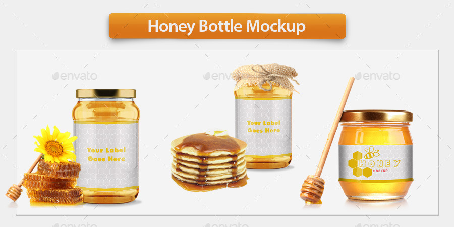 Download Honey Bottle Mockup by garhernan | GraphicRiver