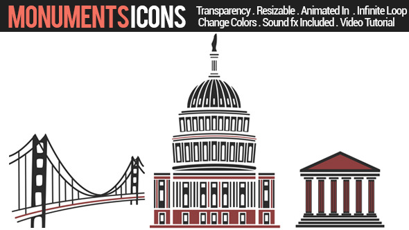 Monuments Icons