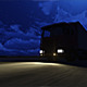 Trucker Goes On Night Road - VideoHive Item for Sale