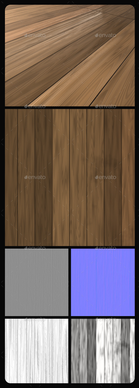 Wood Planks Tile - 3Docean 10842785