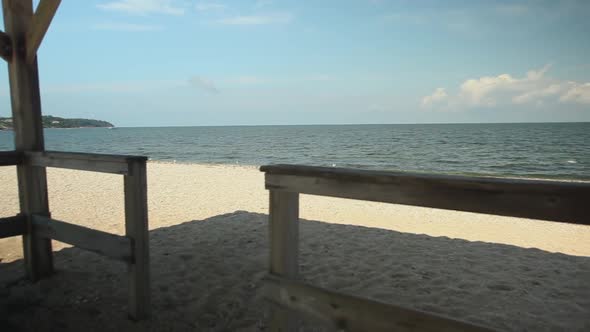 View Of Beach From Within Gazebo (4 Of 4)