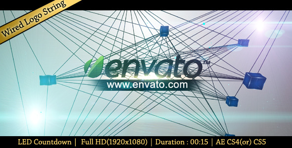 Wired Logo String - VideoHive 1088601