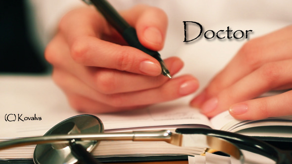 Doctor Writing The Note