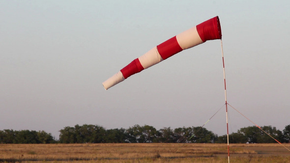 Wind Sock in the Airport