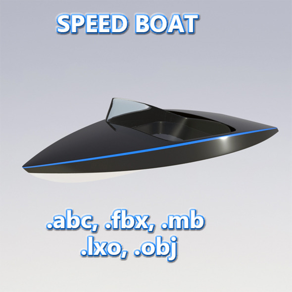 Speed Boat - 3Docean 10854658