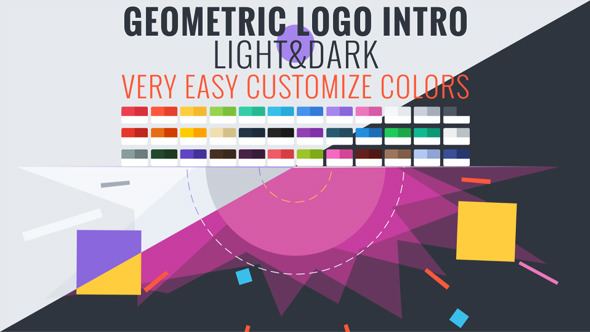 Geometric Logo Intro - VideoHive 10701281