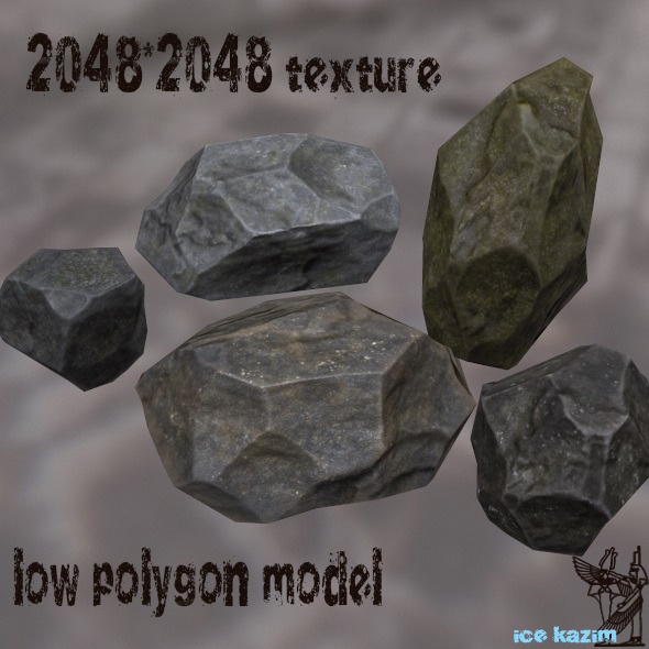 Rock_Set_2 - 3Docean 10861652