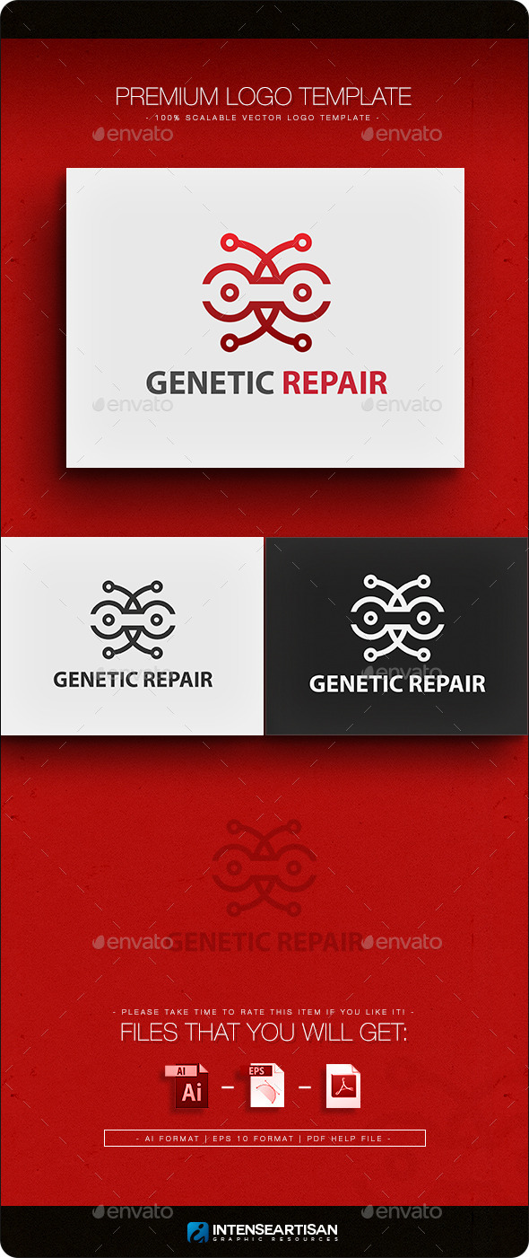 Genetic Repair - Objects Logo Templates