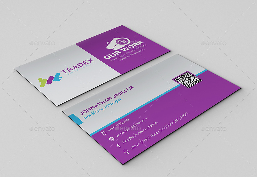 Tradex Business Card, Print Templates 