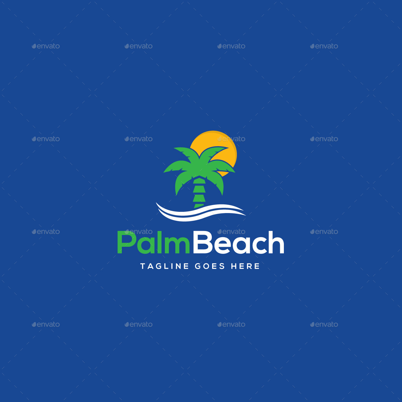 Palm Beach Logo Templates, Logo Templates | GraphicRiver