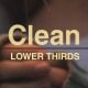 Clean Lower Thirds - VideoHive Item for Sale